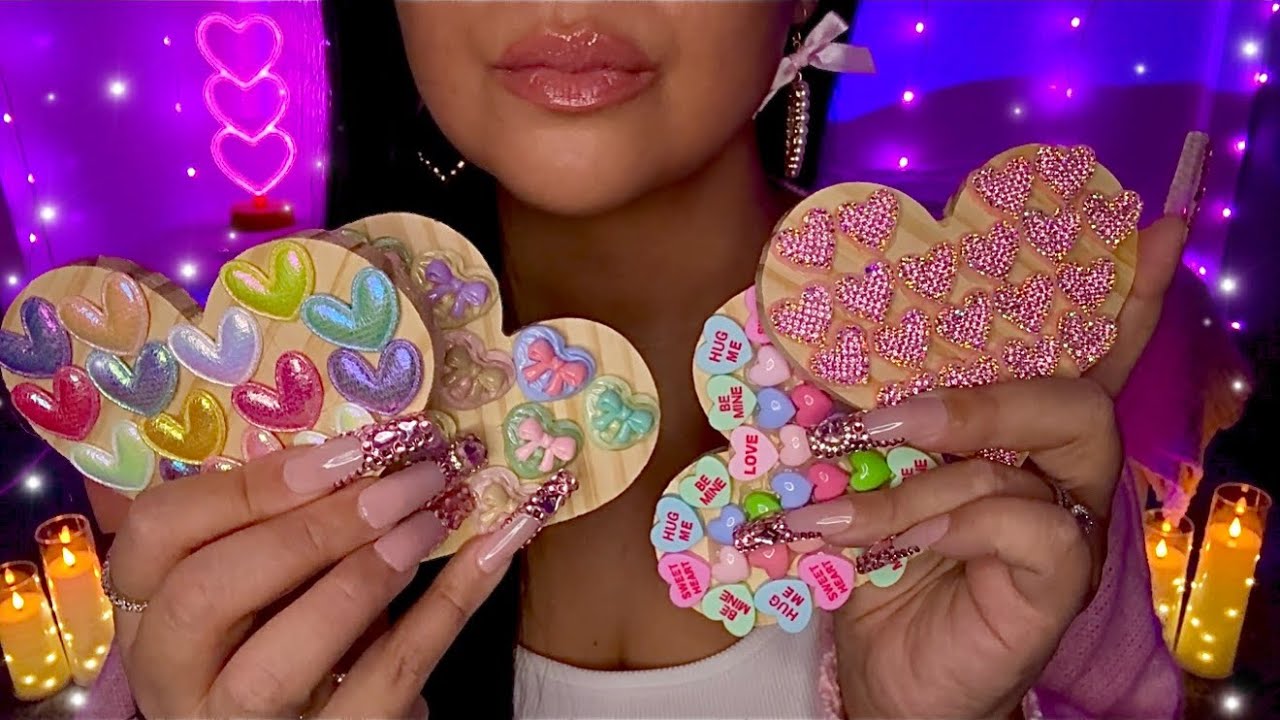 ASMR 6 NEW Super Tingly Trigger Boards 💘 with XXL nails ✨