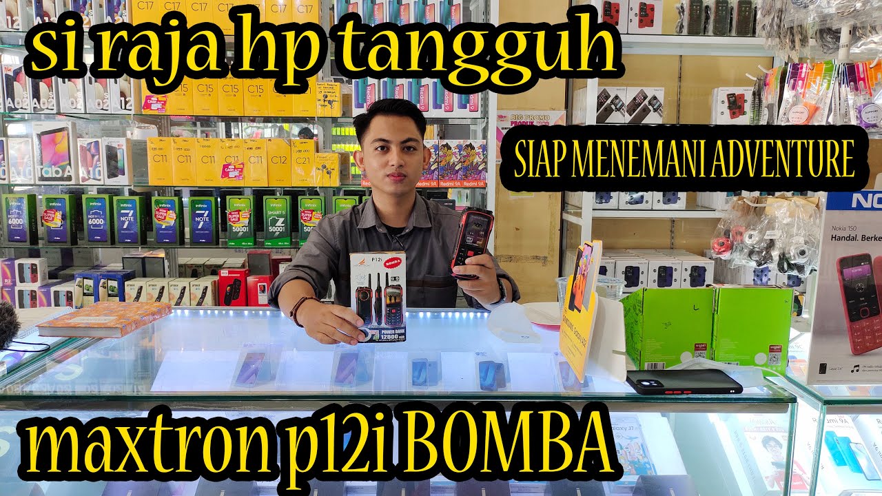 maxtron p12i BOMBA hp tangguh untuk adventure
