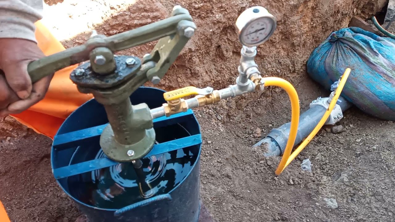 Prueba Hidráulica en Red de Agua