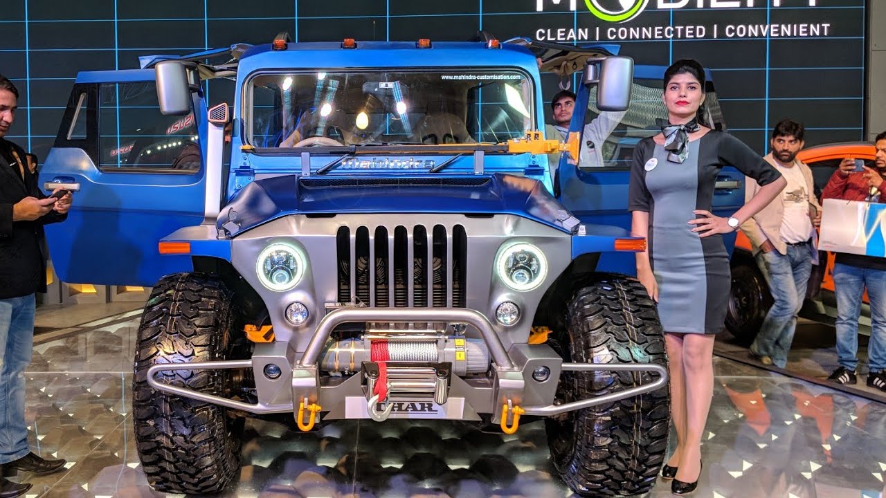 Modified Mahindra Thar in Hindi | MotorOctane | Auto Expo 2018 | Mahindra Wanderlust