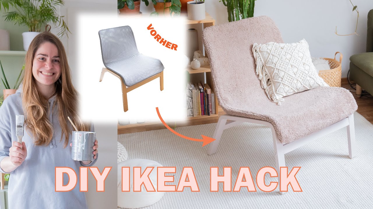 DIY IKEA Hack: Designer Boucle Sessel günstig selber machen