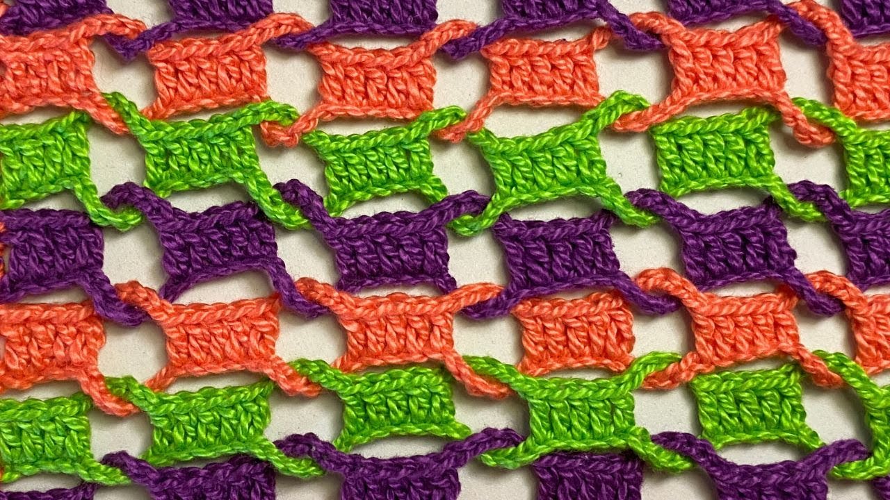 DOUBLE WEAVE & LINK STITCH for Stunning Crochet Textures!