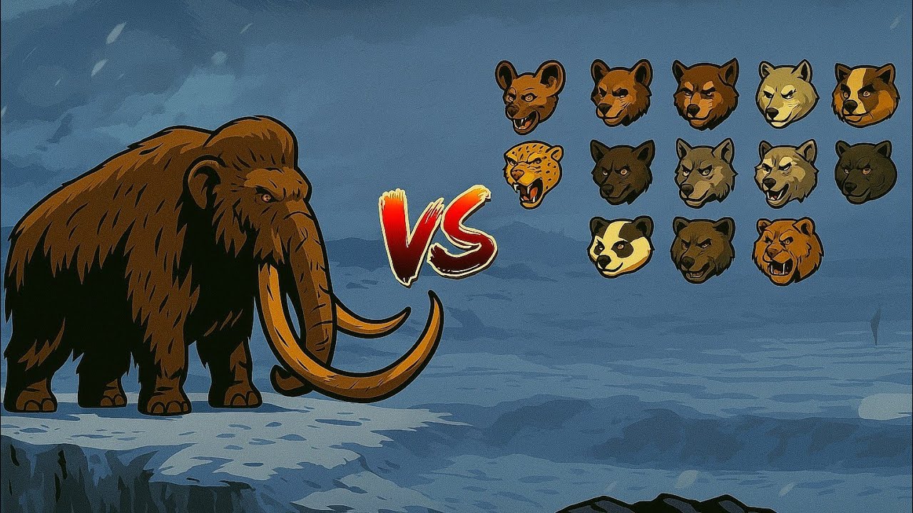 BloodTusk mammoth VS ALL Beast master #PlayHard #GameTime #HighScore