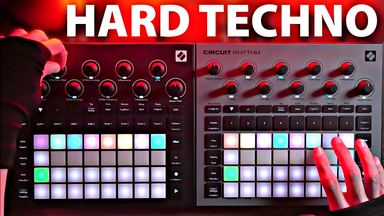 DAWless Hard/Dark Techno (Novation Circuits)