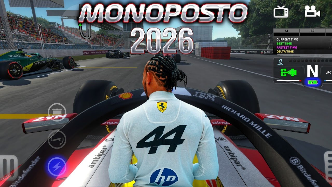 Monoposto 2026 Monza Gameplay with Lewis Hamilton