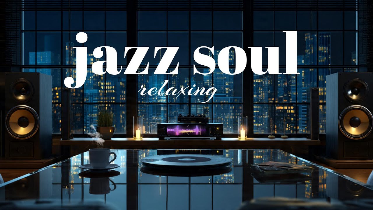 Jazz Soul☕ Smooth & Relaxing Instrumental Music for Calm, Focus & Stress Relief