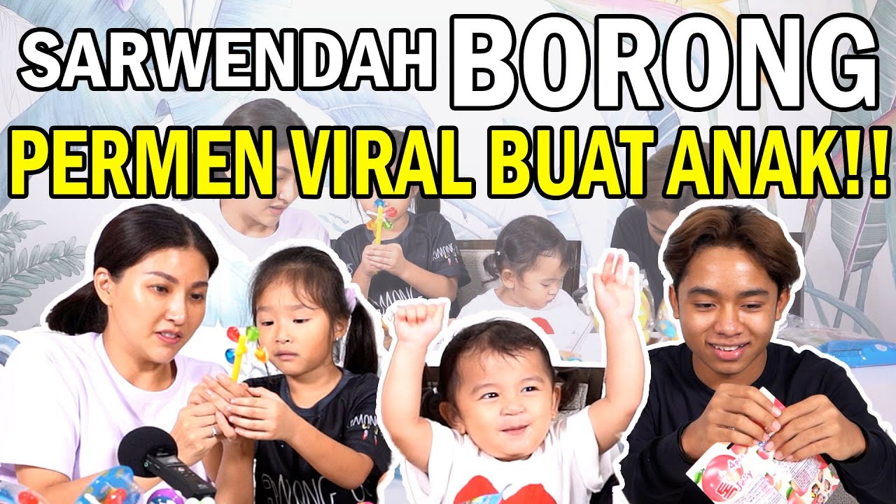 The Onsu Family - Betrand, Thalia dan Thania seneng banget Review Permen Viral