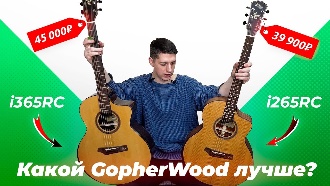 Какая гитара лучше? Сравнение GopherWood: i265RC vs i365RC