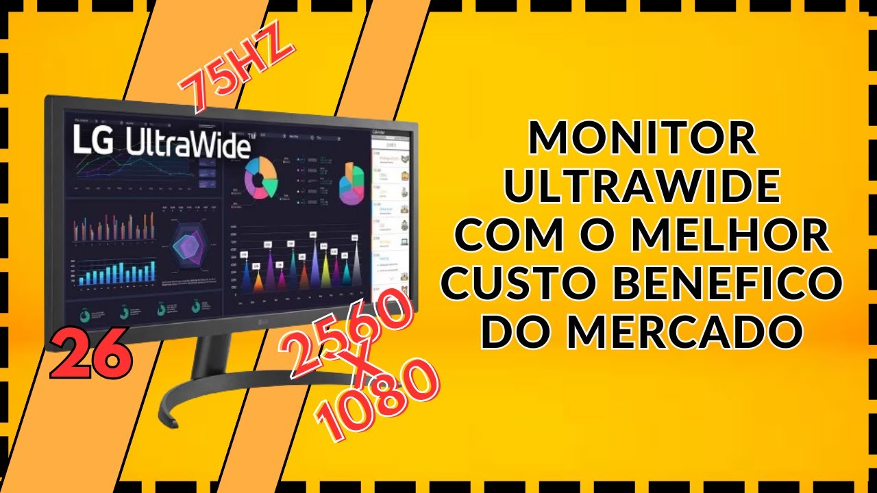 MONITOR LG ULTRAWIDE (26WQ500) - (29WK600 ) APRESENTAÇÃO #lg