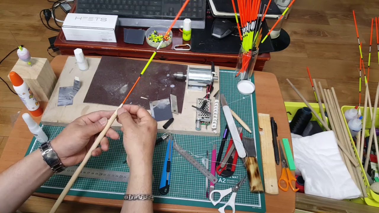 바다 부들 막대찌 만들기