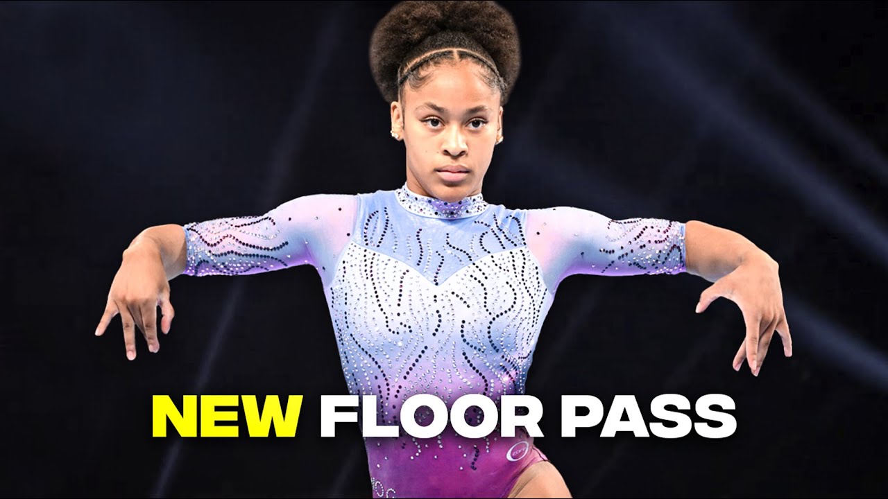 New DOWELL HALF on floor is coming, Skye Blakely's new tumbling pass