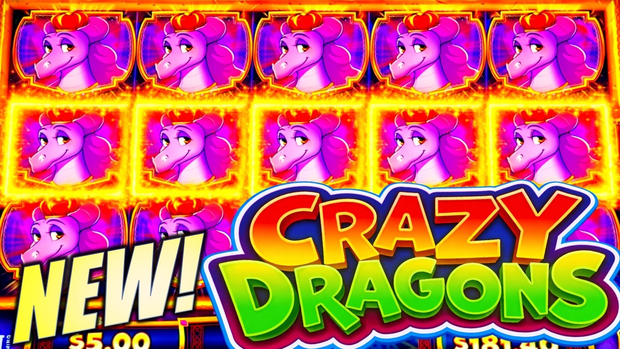 ★NEW SLOT!★ OH MY! WINNER WINNER DRAGON DINNER!? CRAZY DRAGONS Slot Machine (ARISTOCRAT GAMING)