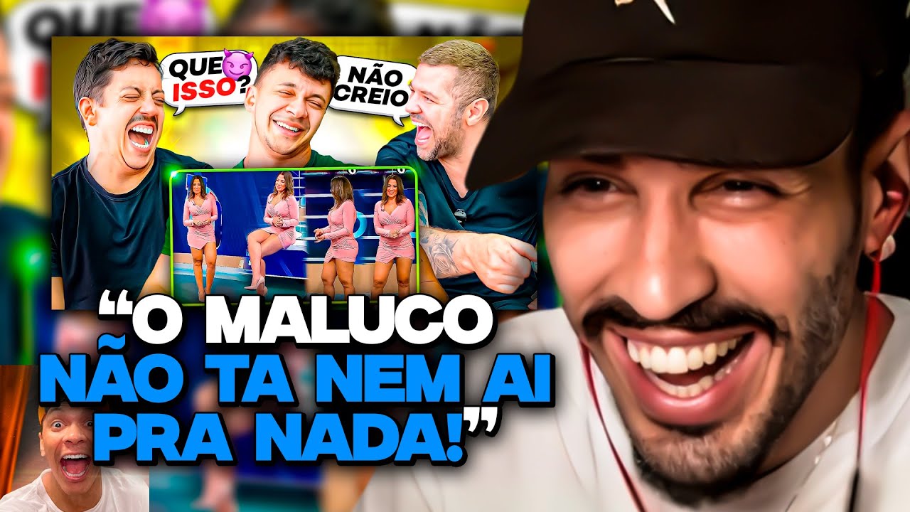NÃO É POSSÍVEL QUE ISSO ROLOU AO VIVO NA TV! - CANAL CANALHA | REACT DO STAG ft. Ludgero
