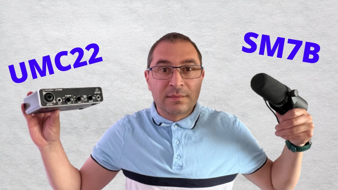 Shure Sm7b with U-PHORIA UMC22 the Cheapest Audio interface