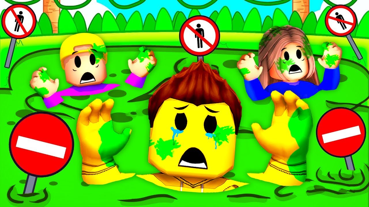 GEFANGEN in TREIBSAND und SCHLEIM mit KLEINEM BRUDER in Roblox Snapchat!