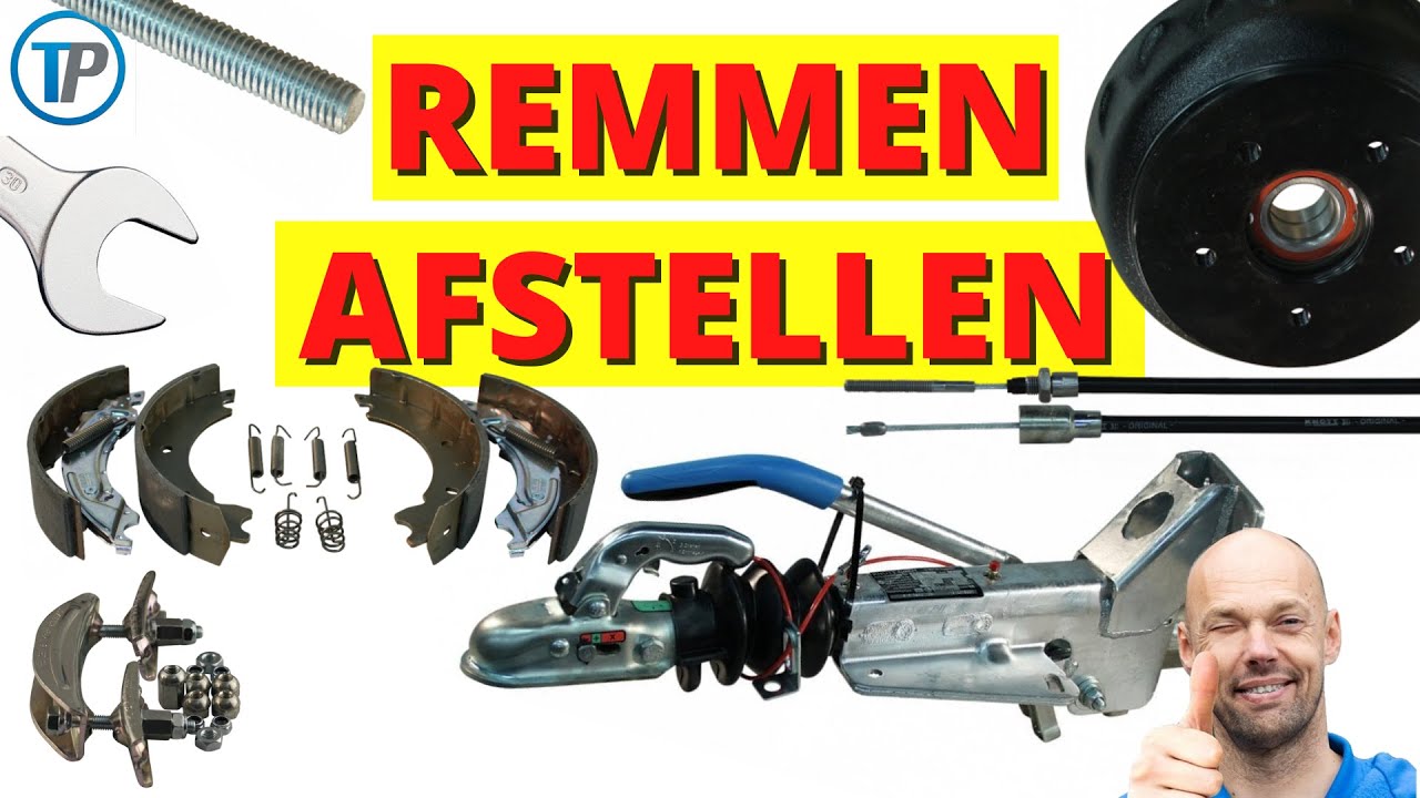 REMMEN AFSTELLEN AANHANGWAGEN, REMMEN AFSTELLEN AANHANGER, OPLOOPREM AFSTELLEN, REMMEN STELLEN, 2022