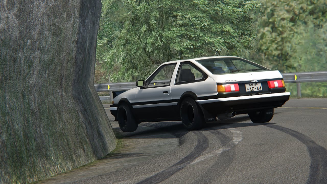Usui Pass in the AE86 Tuned[3:33.410](assetto corsa)(cinematic)