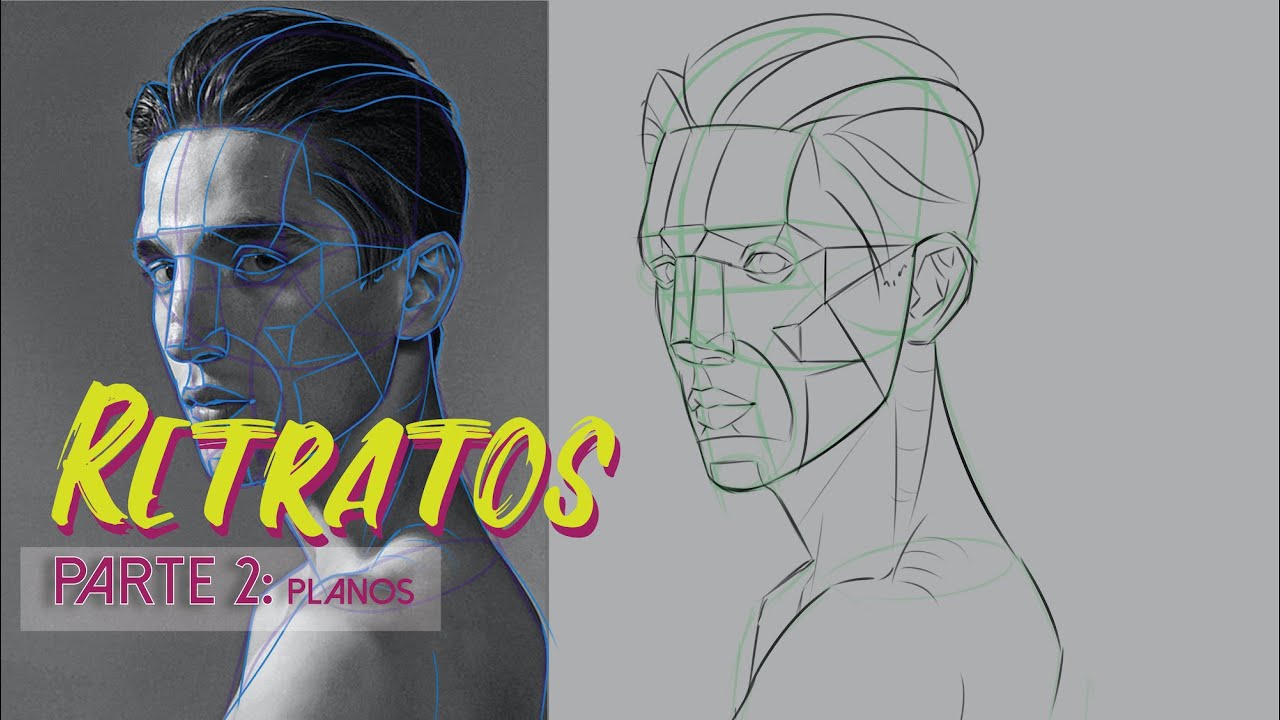 Cómo dibujar retratos | Parte 2: Planos del rostro