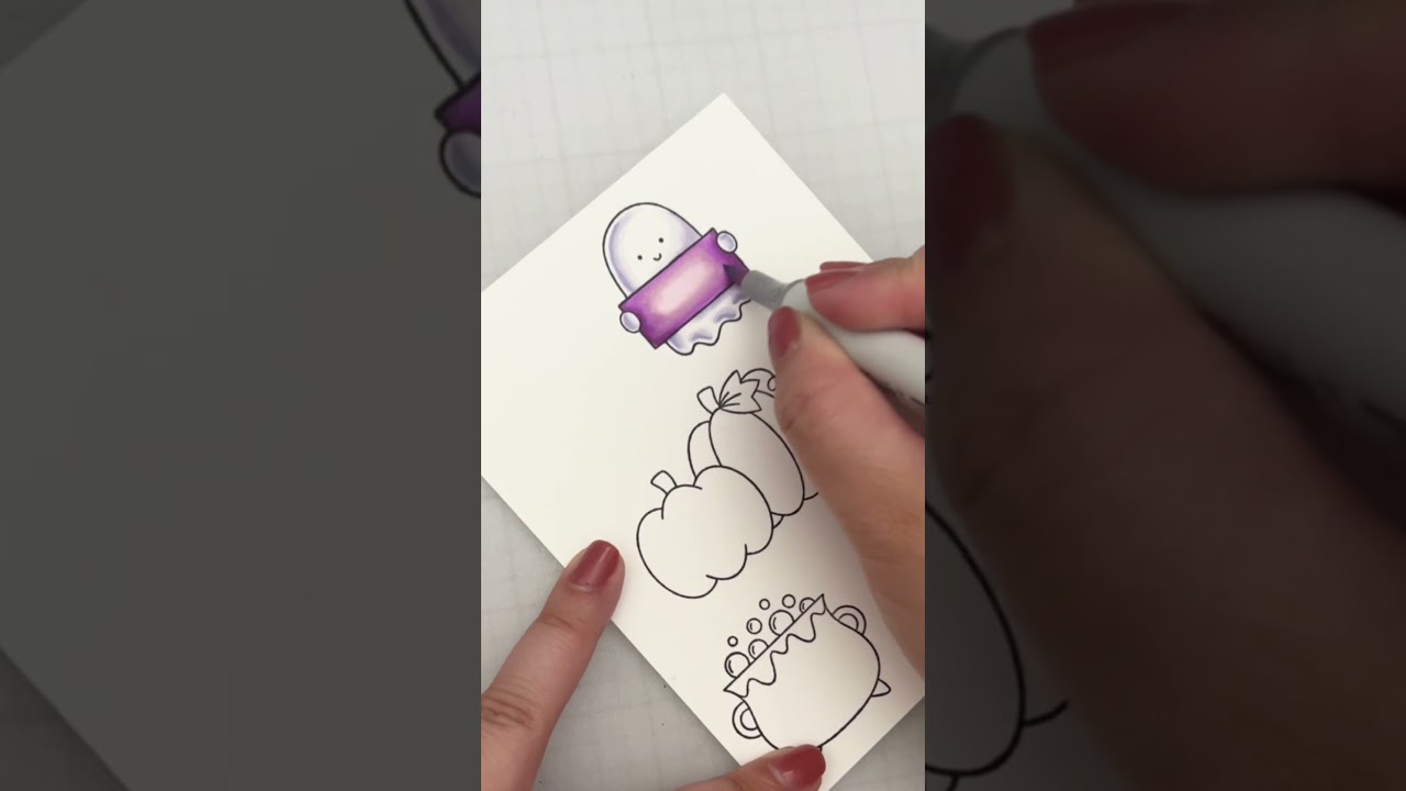 Cute Halloween Boo Card 