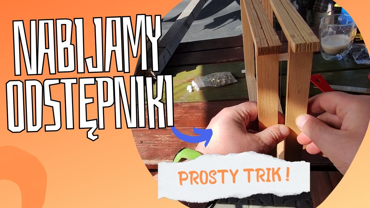 Nabijamy plastikowe odstępniki. Prosty trik, który ułatwi Ci pracę!