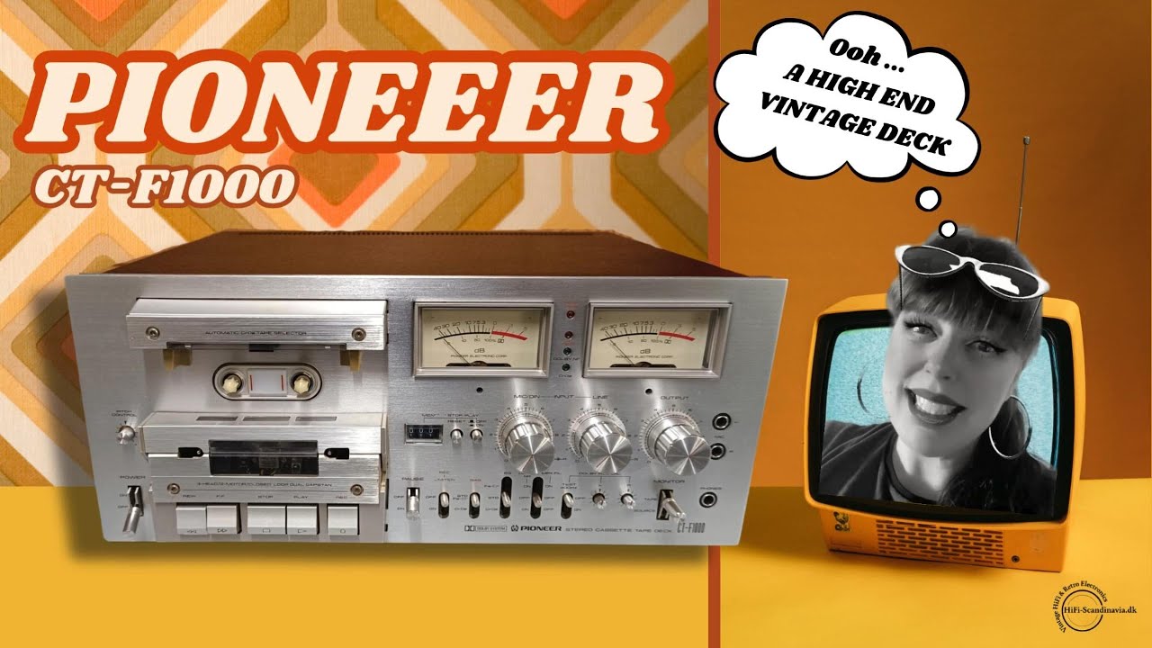 Pioneer CT-F1000 - Amazing High End vintage deck 😍
