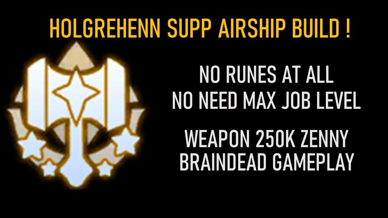 HOLGREHENN AIRSHIP BUILD ! NO RUNES AND CHEAP TO BUILD