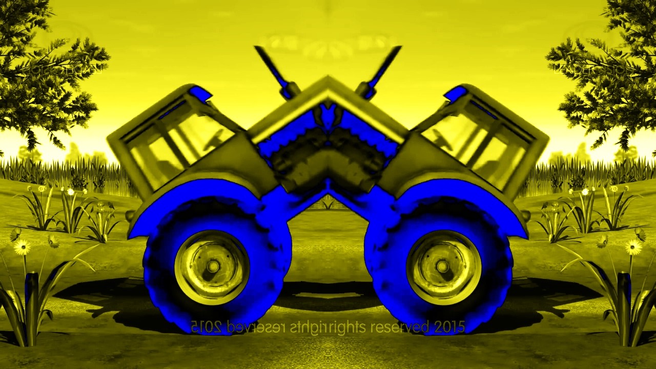 Эффекты Little Chick Cheep и Tractor Sparta, вдохновленные эффектами Gamavision Csupo.