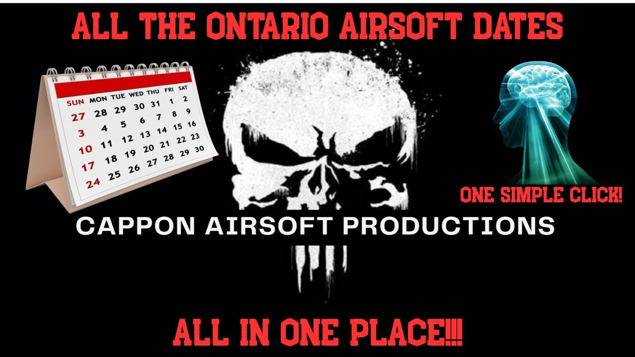 Ontario Airsoft Calendar - Video Guide