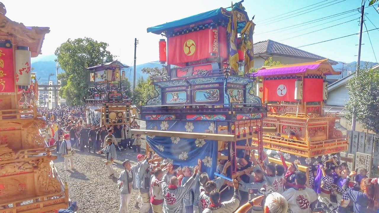 西条祭り2024 石岡神社 本殿祭 屋台·みこし  2024.10.14 愛媛県 西条市