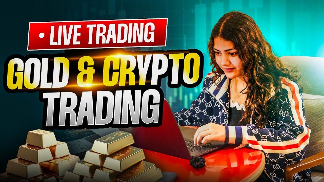 Live Gold, Crypto Trading |  24 Feb | #goldtrading #cryptotrading #bitcoin - MANSI