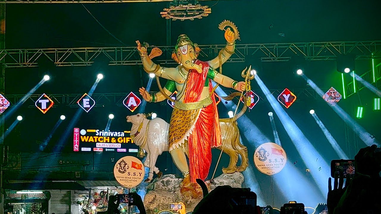 Ardhnarishwara Ganesh Aagman 2025 | Team SSY Ramnagar Ganesh 2025 | Ramnagar Ganesh Aagman 2025