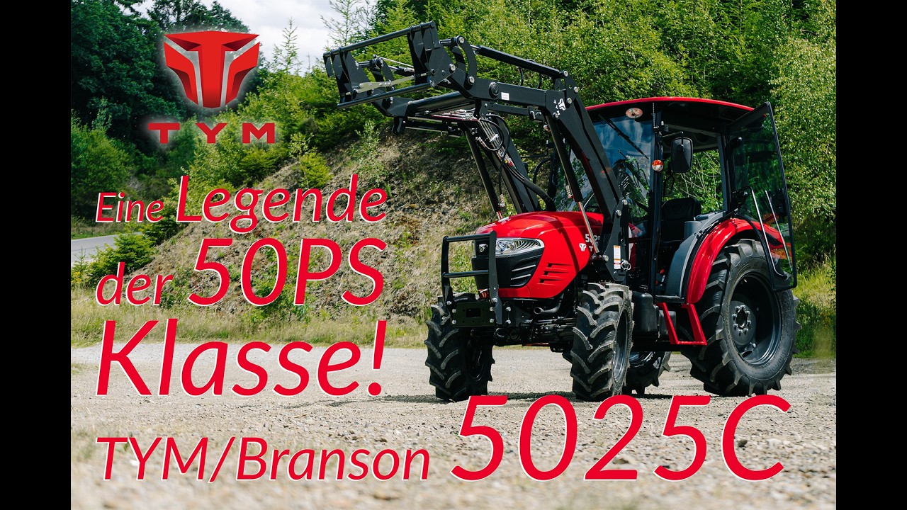 Unverändert legendär! Der TYM Branson 5025C Kompakttraktor