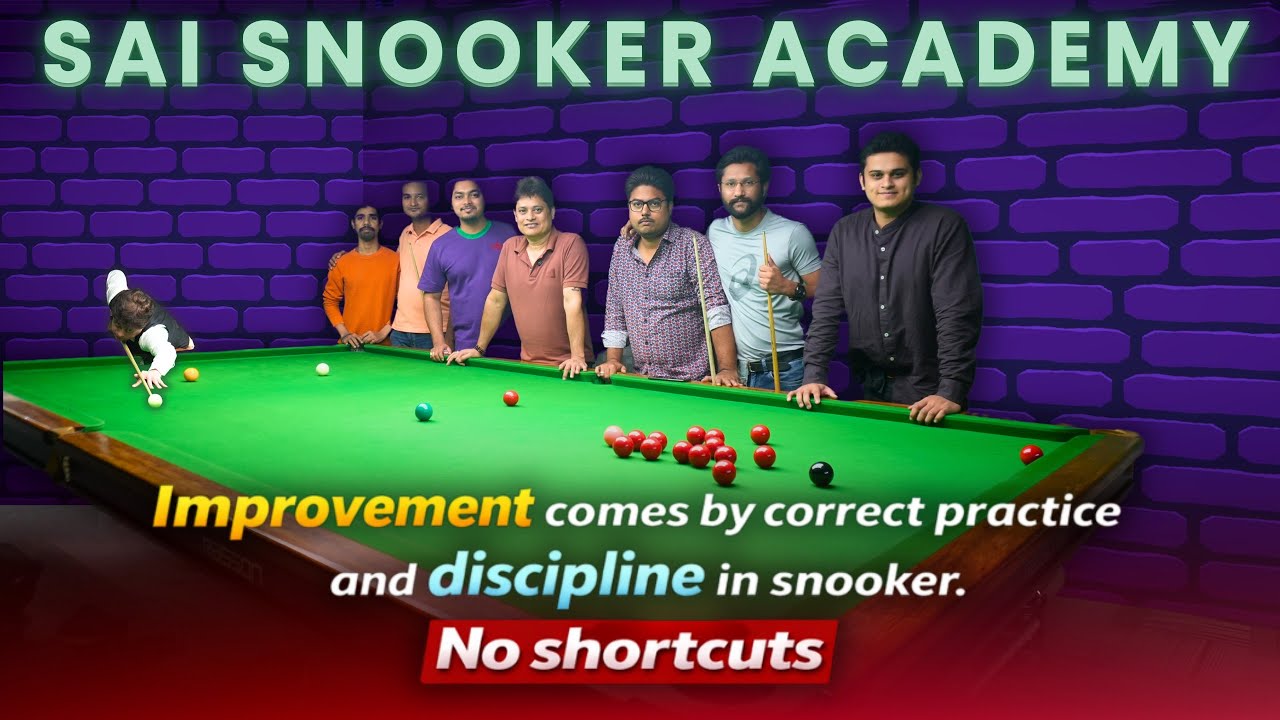Improvement comes by correct practice and discipline in snooker. No shortcuts.