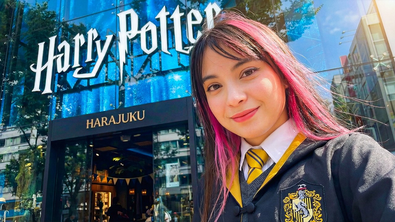 Visitei a loja de Harry Potter em Tóquio (Corte da live IRL)