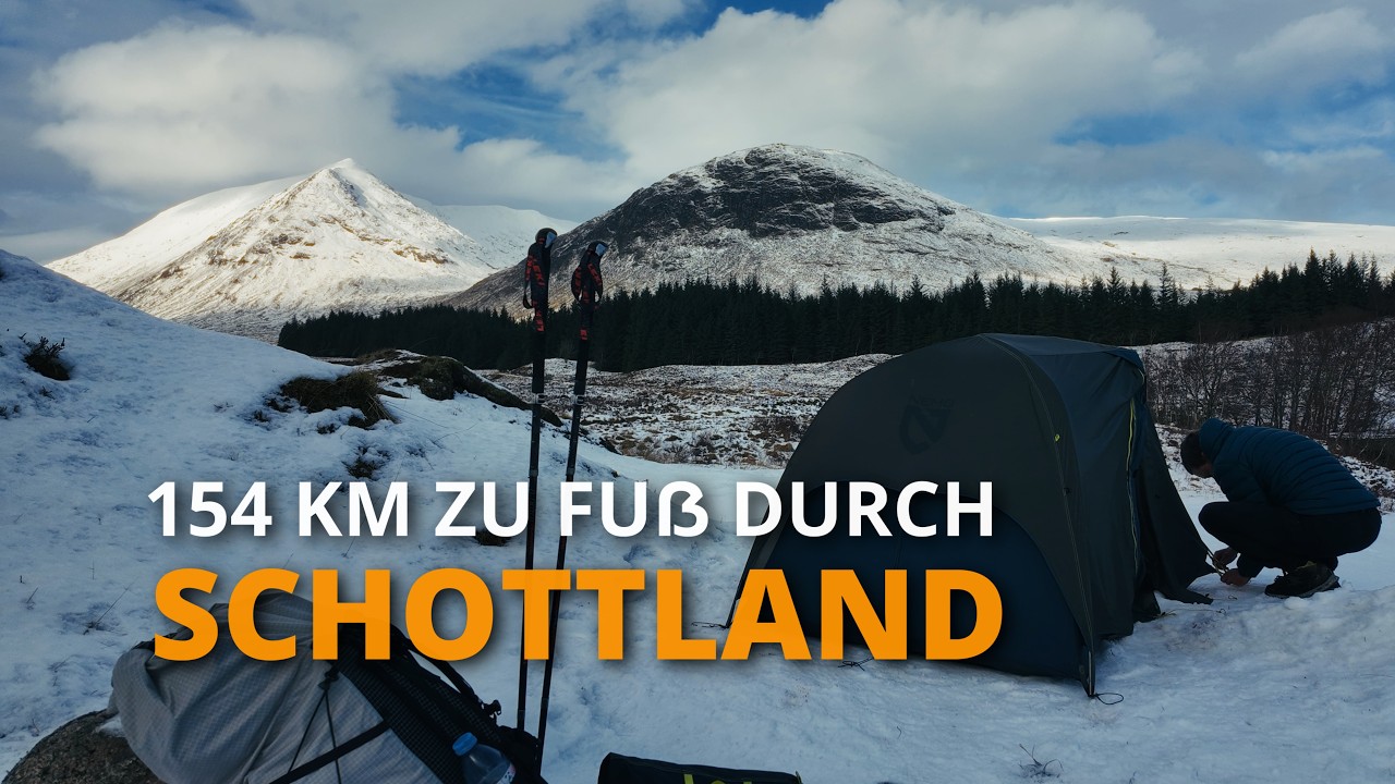 West Highland Way im Winter: Allein mit Zelt