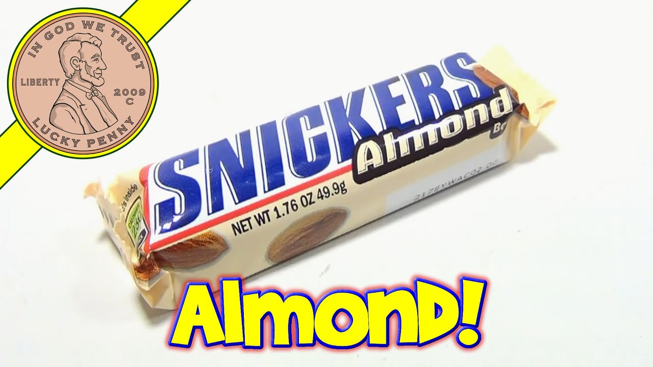 Snickers Almond Bar, Mars - USA Candy Tasting Review