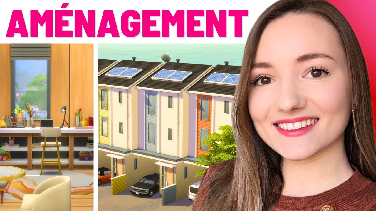 On aménage une maison mitoyenne pour un couple d'influenceurs 🛍️ SIMS 4