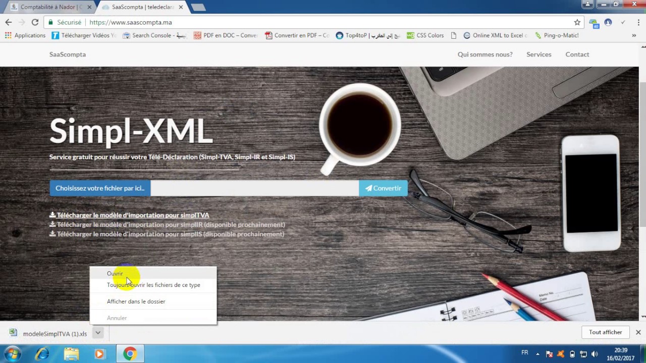 LOGICIEL SIMPL TVA,IR,IS GRATUITEMENT POUR LA PREMIERE FOIS AU MAROC TÉLÉDÉCLARATION 2017
