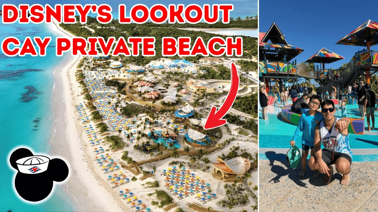Port Stop at Disney's LOOKOUT CAY At Lighthouse Point! (Perfect Family Destination)