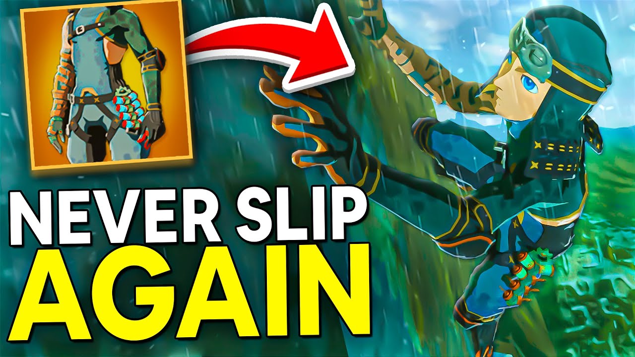 CLIMB In Rain WITHOUT Slipping! FROGGY Armor Set in Tears of the Kingdom