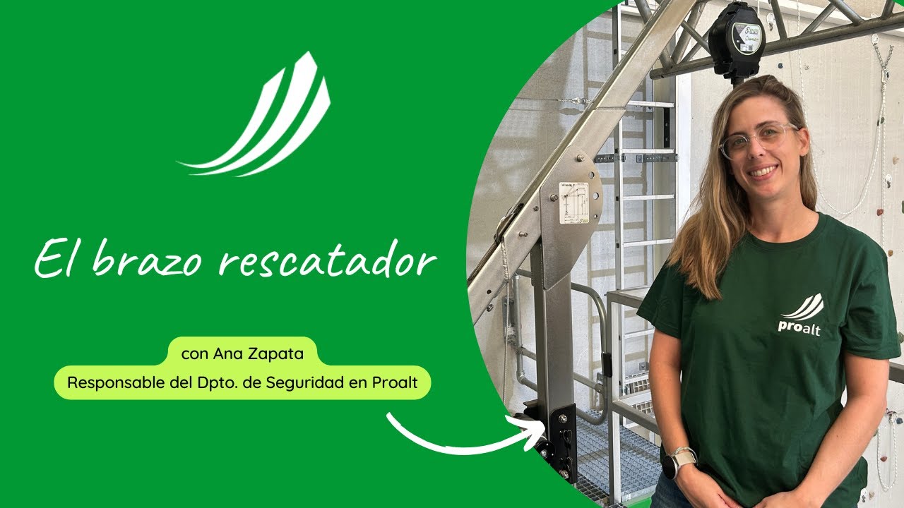 Brazo rescatador: Uso, elementos y normativa - Proalt Ingeniería