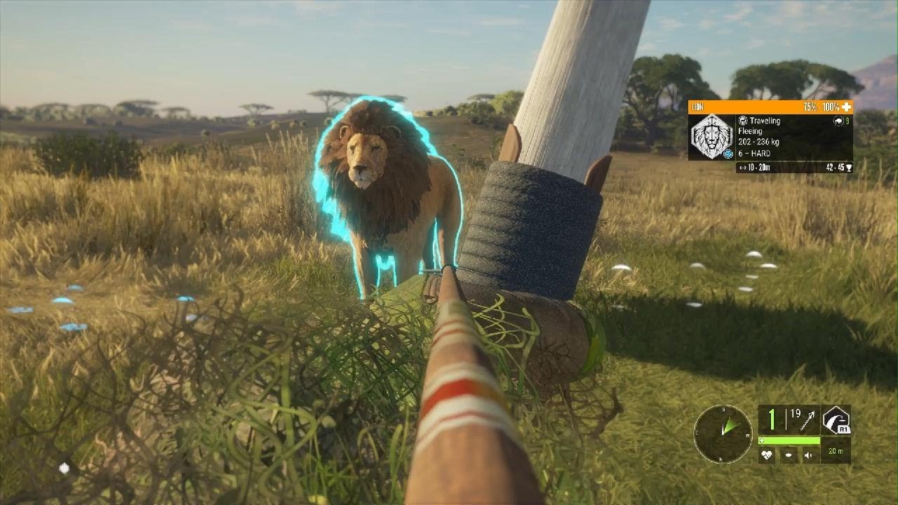 glitch gold lion in theHunter: Call of the Wild