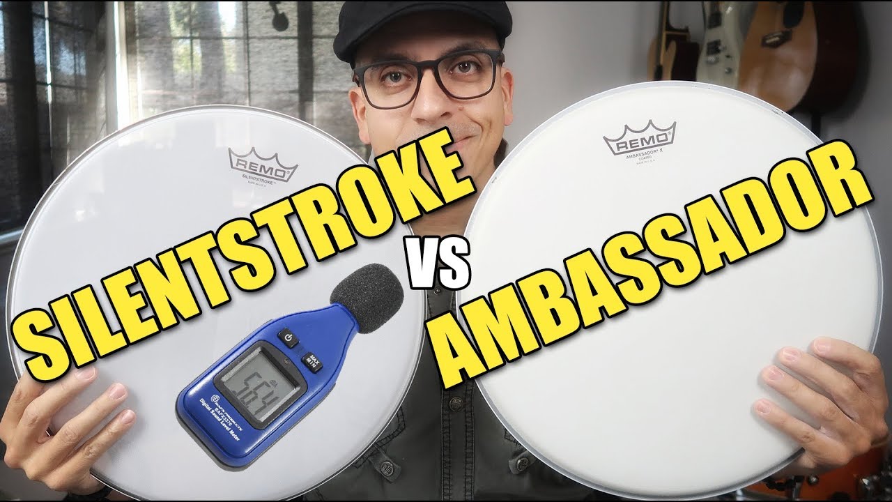 Remo Silentstroke vs Ambassador - Comparación de cueros