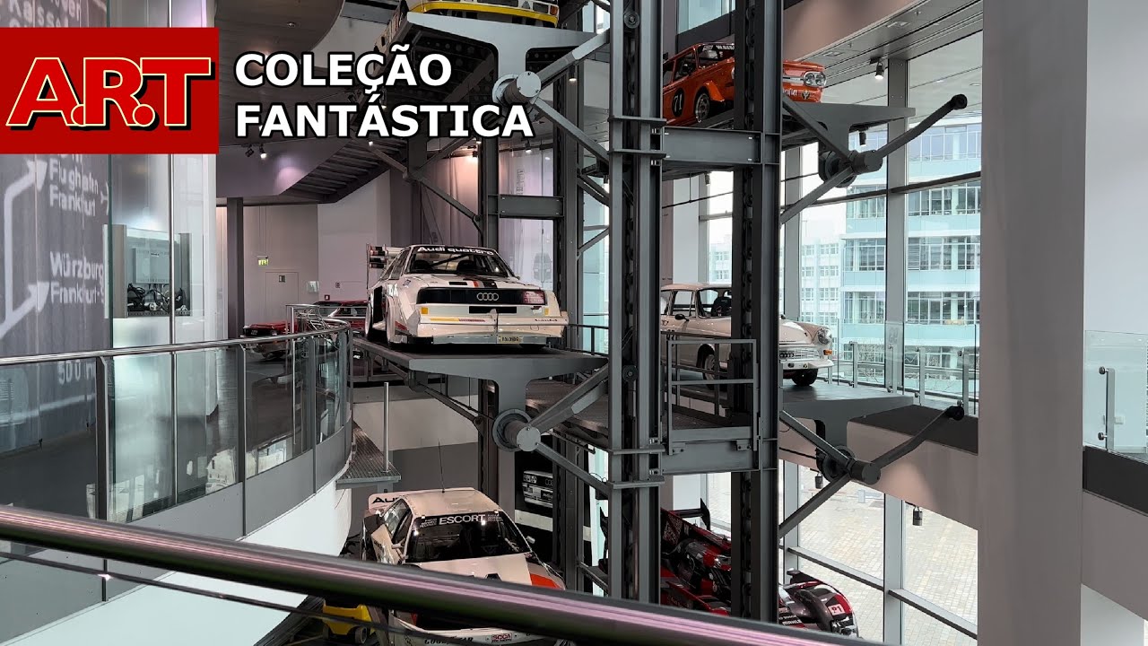 A maior coleção de Audi que já vi! - Visitando o Museu Audi - Siga o GPS - Amortize Racing Team