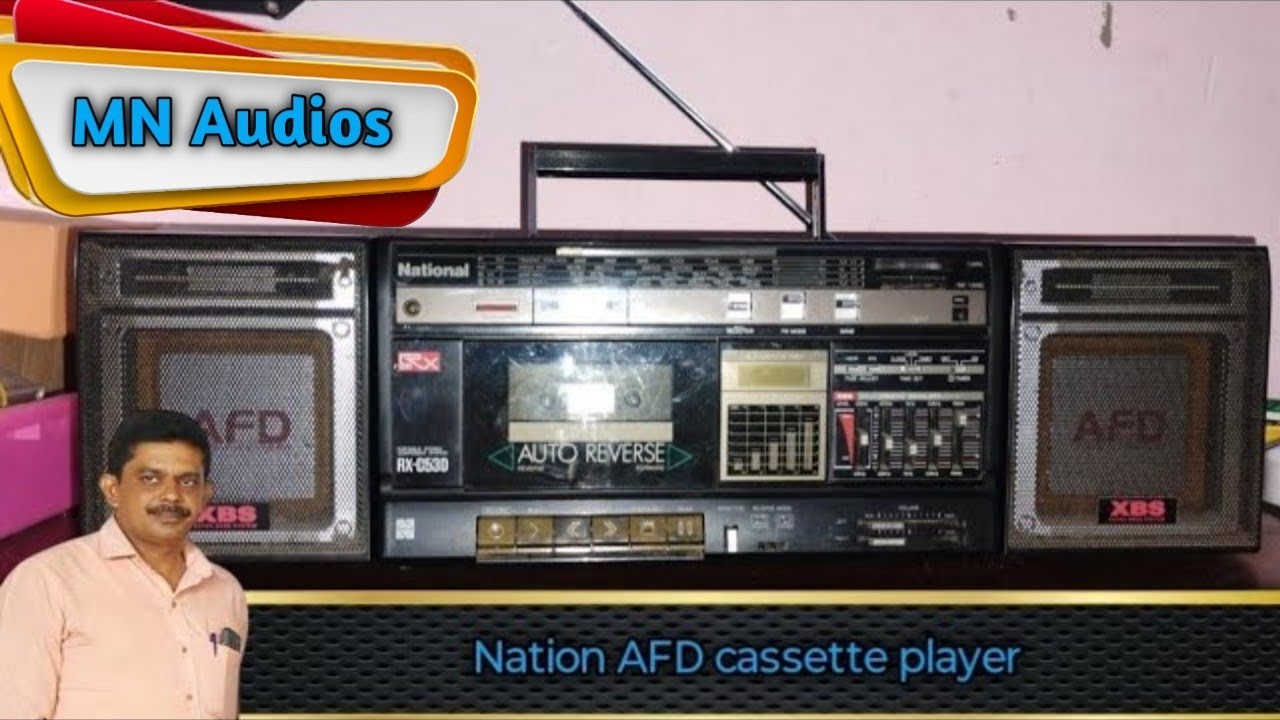 ( S O L D ) National AFD cassette player - good working condition