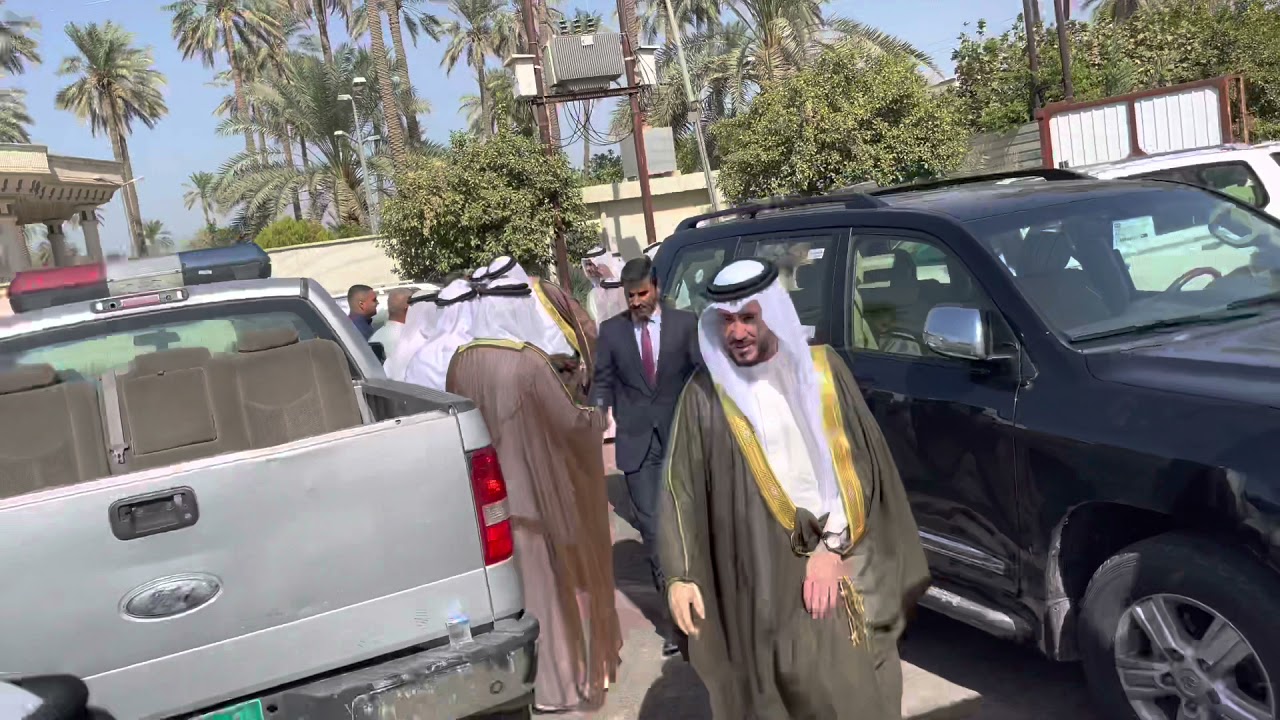 زيارة الشيخ فهد العذاب المشهداني الهاشمي لجمهورية العراق