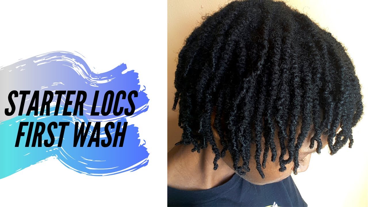 My starter locs first wash - Nique's Oasis