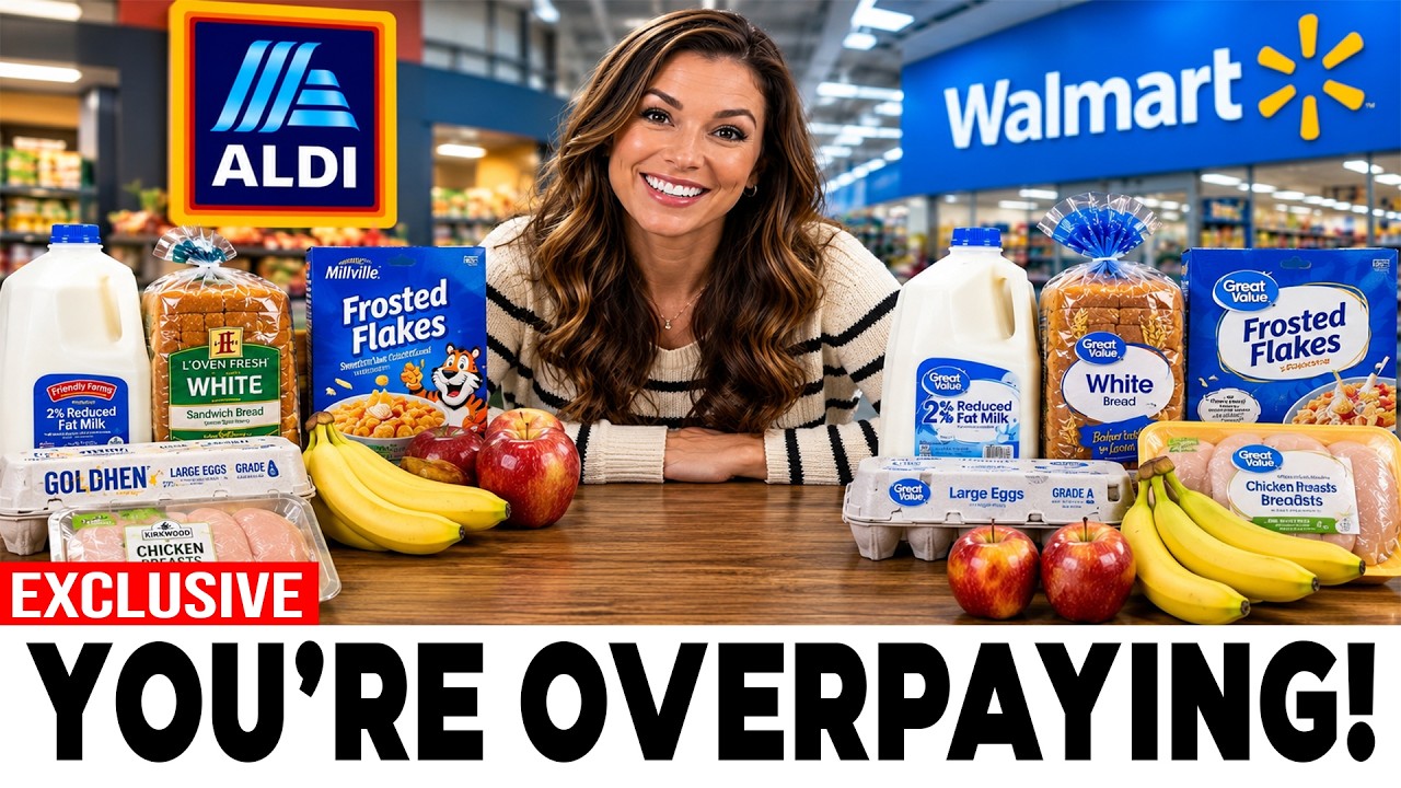 Aldi vs Walmart: I Bought The Same 15 Items | One Was 40% Cheaper