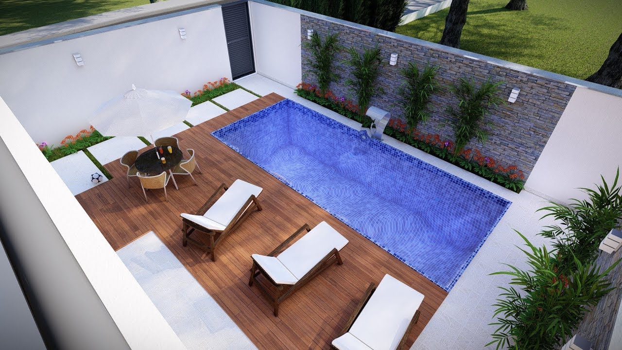 Área de Lazer com Piscina - Tremembé/SP