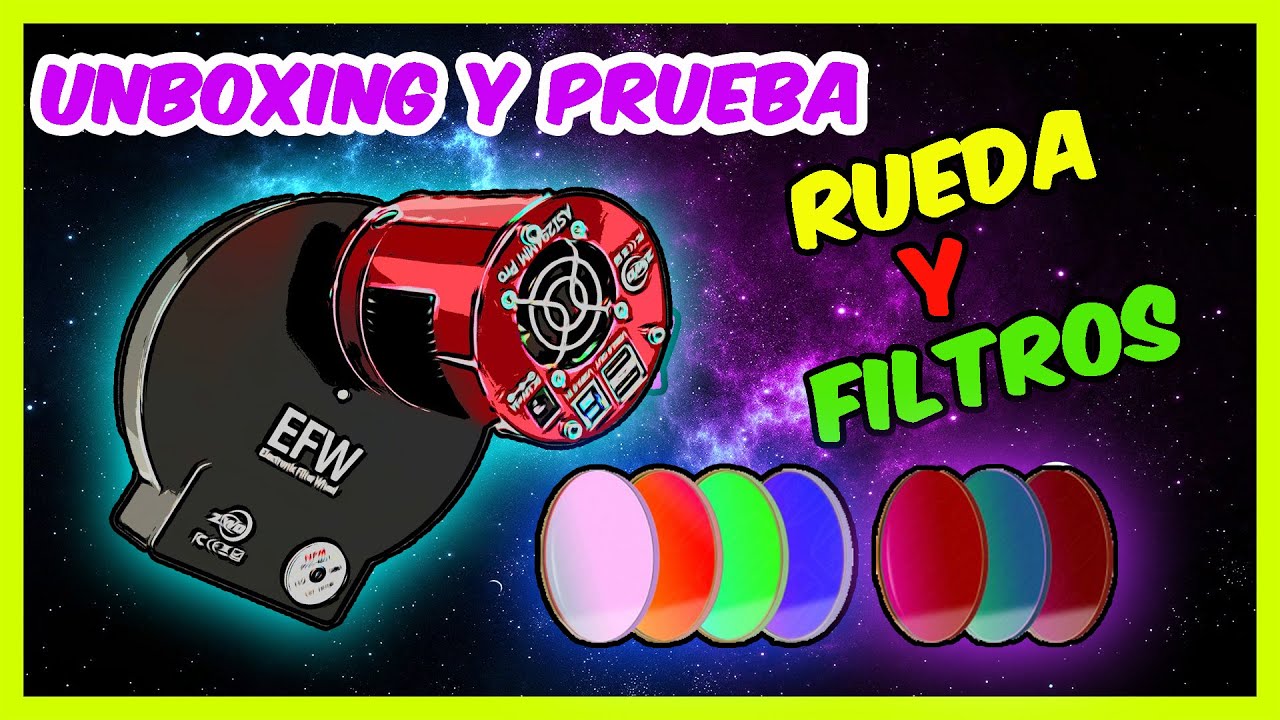 👉RUEDA EFW de ZWO y filtros BAADER para ASTROFOTOGRAFÍA🔭 | UNBOXING Y PRUEBA |